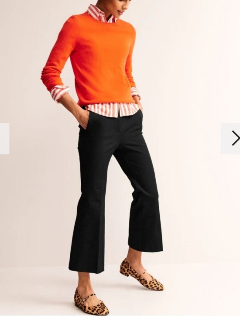 Boden Chelsea Black Bi-stretch Trousers  6
